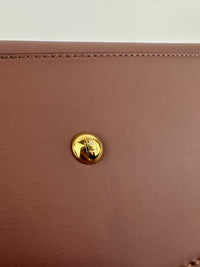 8BH344 Runaway Small Bicolor Pink / Black Calfskin Leather Bag