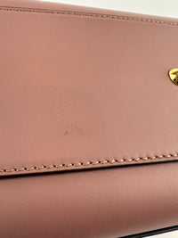 8BH344 Runaway Small Bicolor Pink / Black Calfskin Leather Bag