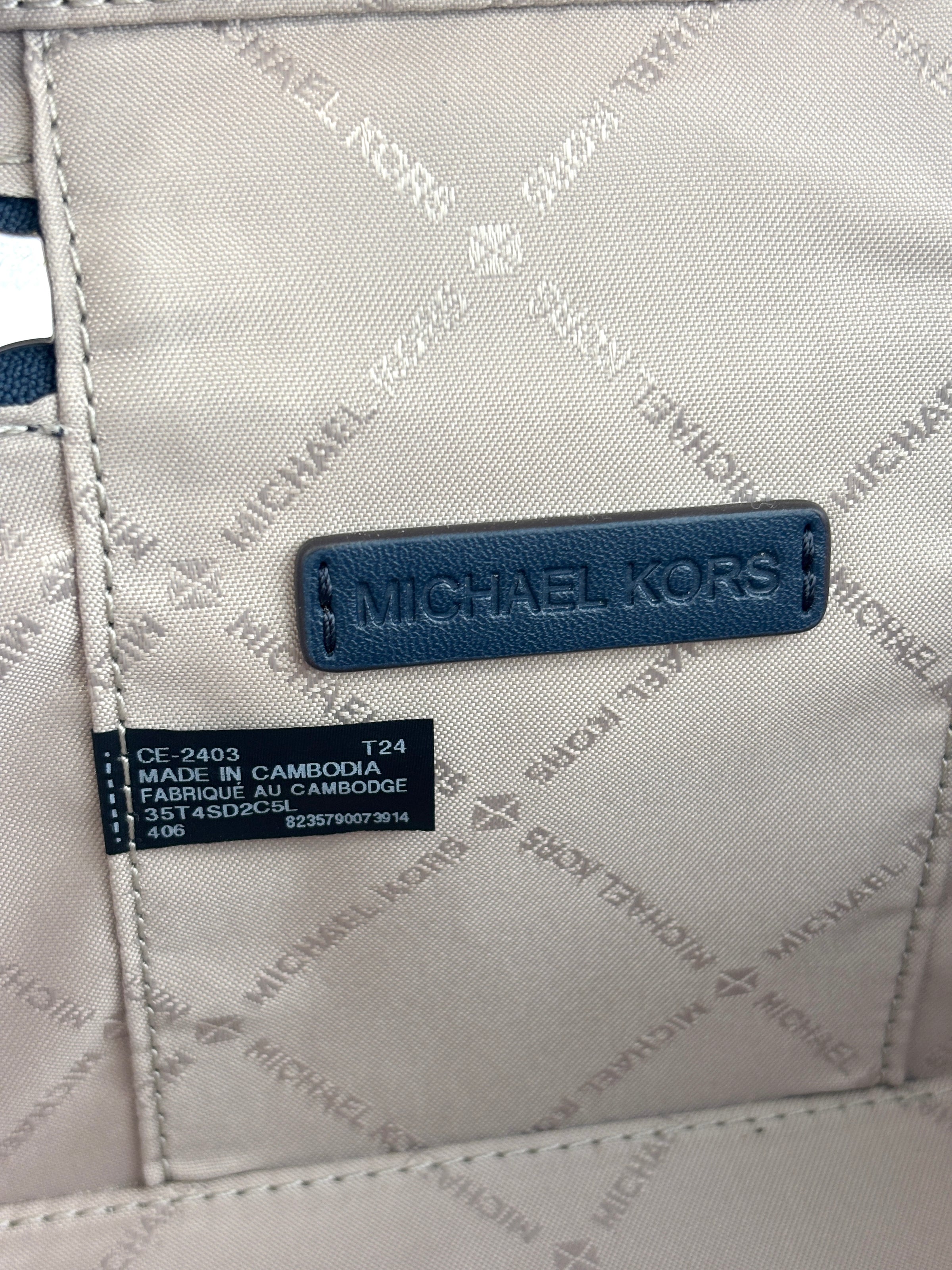 Navy Small Sequined Fruit Print Crossbody Bag - Glampot