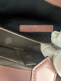 8BH344 Runaway Small Bicolor Pink / Black Calfskin Leather Bag