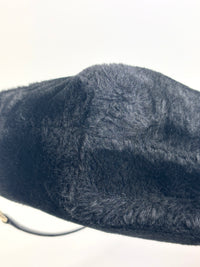 Teia Black Faux Fur Crossbody Bag - Glampot