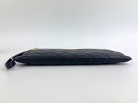 Selma Quilted Leather Zip Clutch