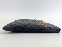 Selma Quilted Leather Zip Clutch