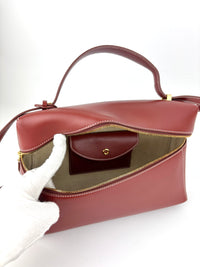 Extra Bag L27 Smooth Calfskin Leather Smoked Caramel/Sun Gold - Glampot