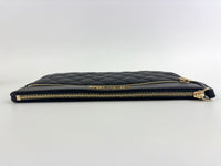 Selma Quilted Leather Zip Clutch