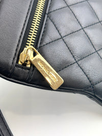 Selma Quilted Leather Zip Clutch