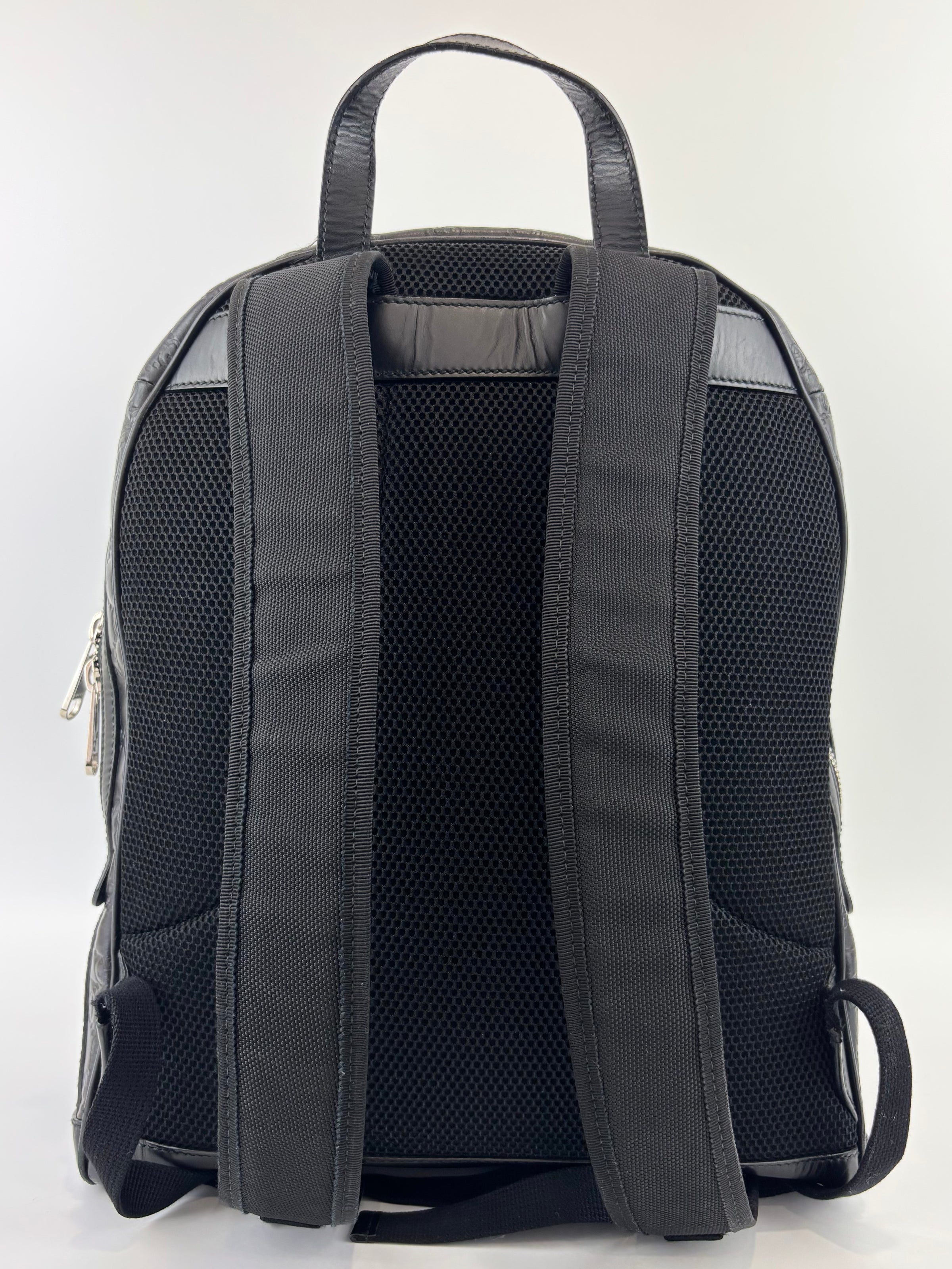 Guccissima Leather Signature Backpack Black