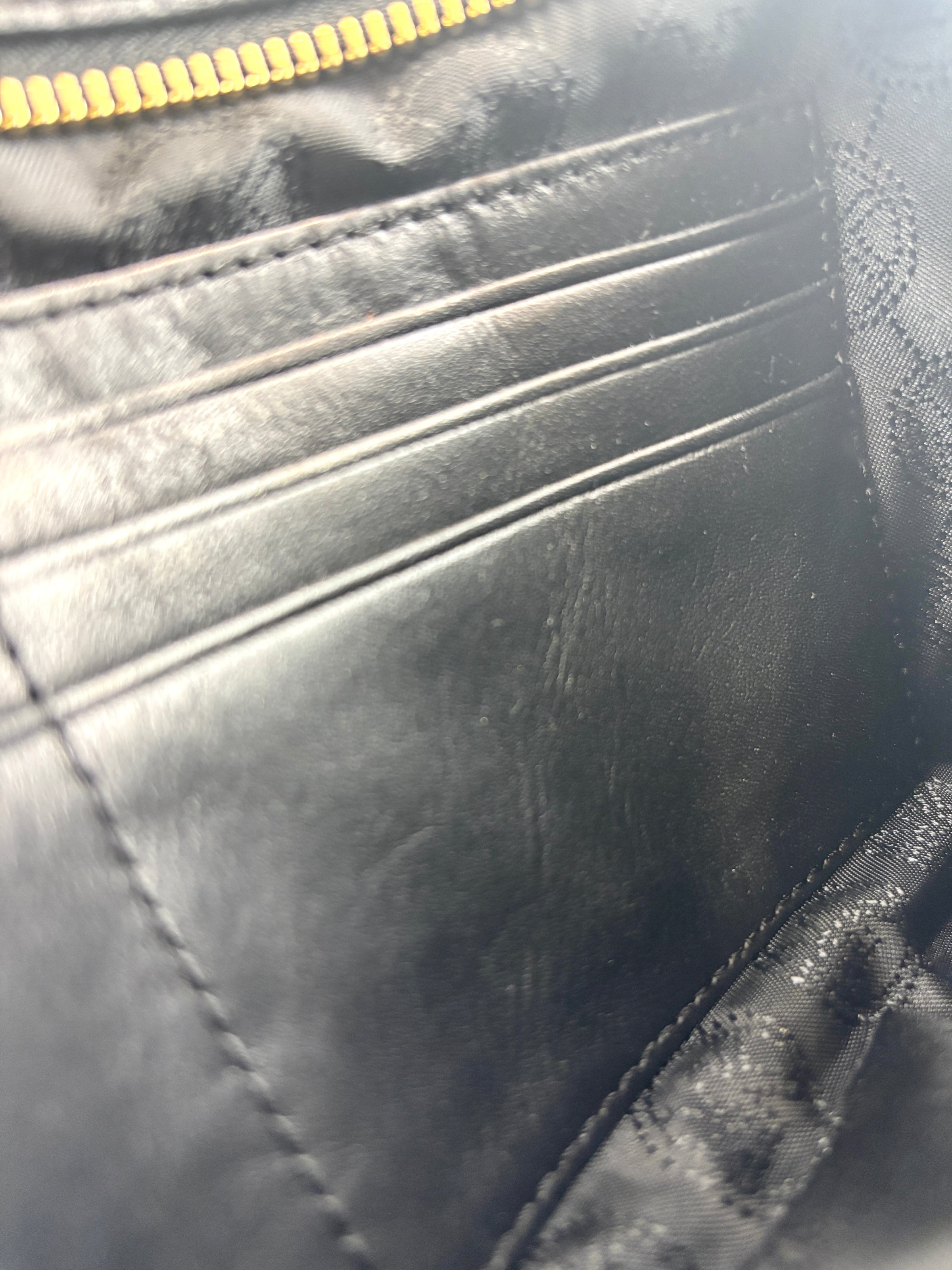 Selma Quilted Leather Zip Clutch