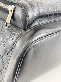 Guccissima Leather Signature Backpack Black