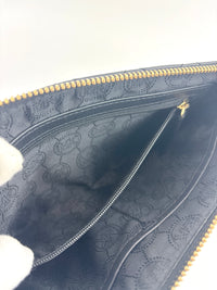 Selma Quilted Leather Zip Clutch
