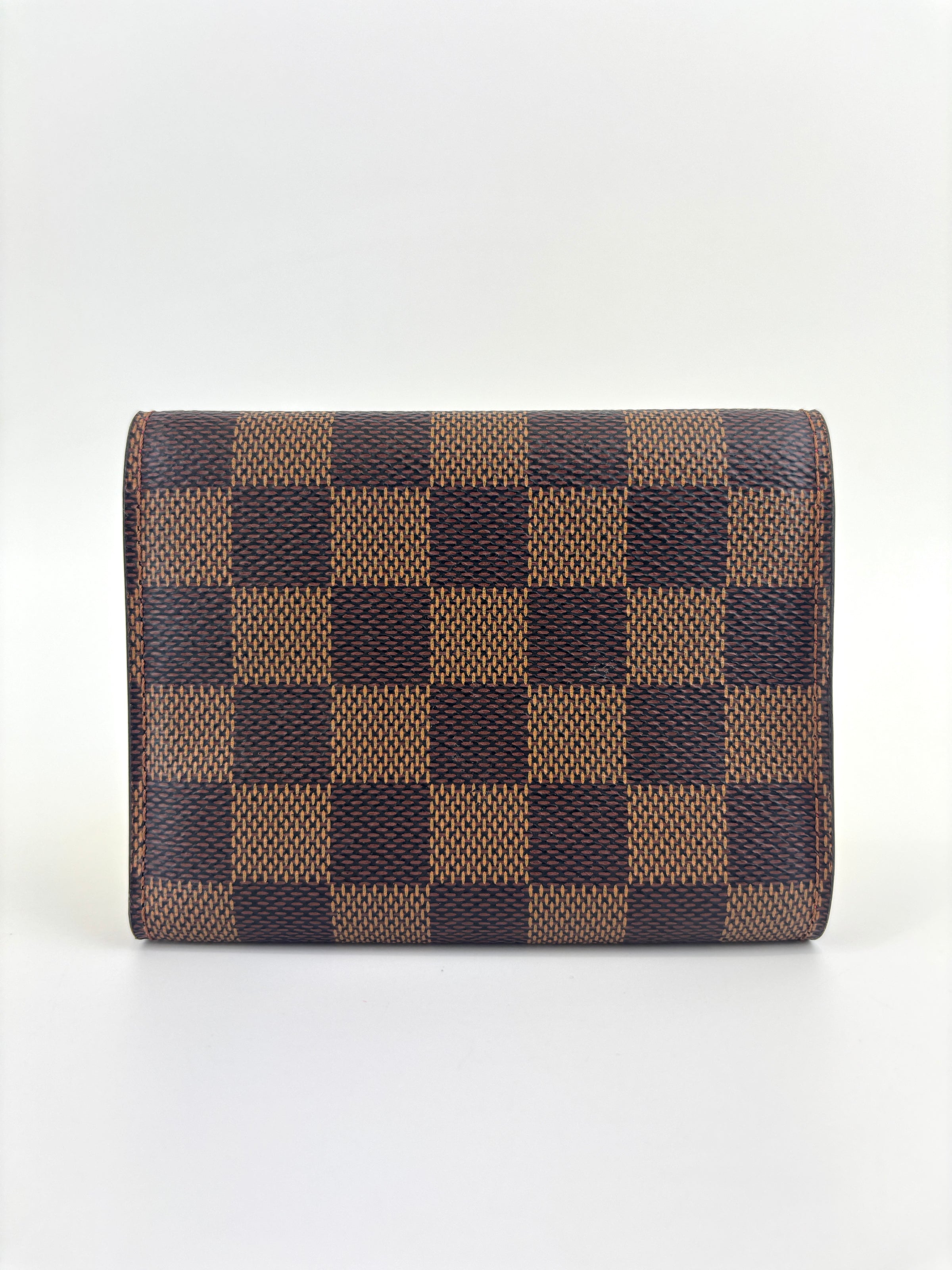 Victorine Wallet Damier Ebene Cerise - Glampot