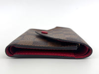 Victorine Wallet Damier Ebene Cerise - Glampot