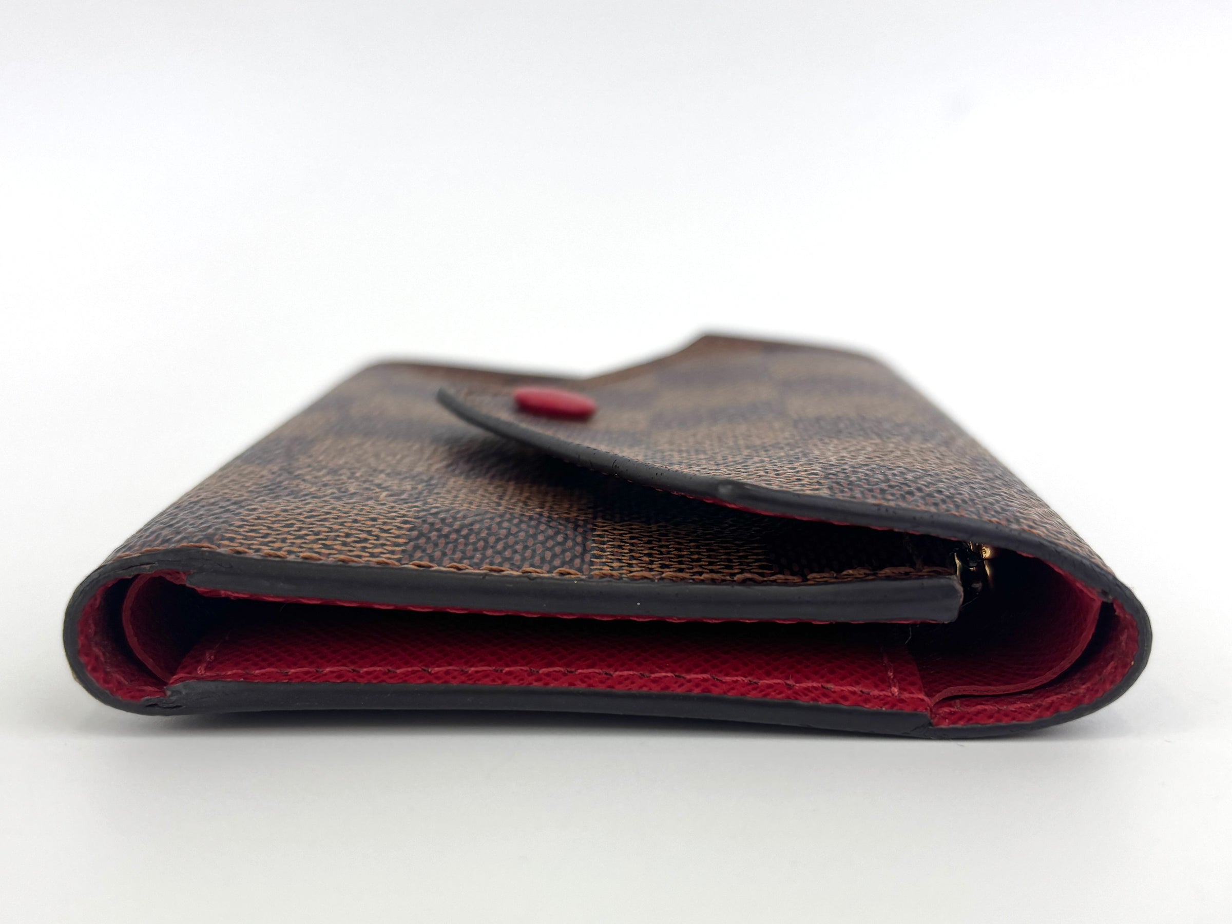 Victorine Wallet Damier Ebene Cerise - Glampot