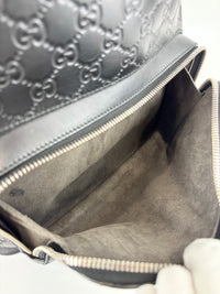Guccissima Leather Signature Backpack Black