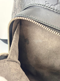 Guccissima Leather Signature Backpack Black