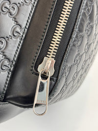 Guccissima Leather Signature Backpack Black