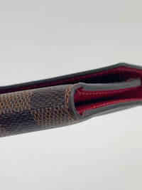 Victorine Wallet Damier Ebene Cerise - Glampot