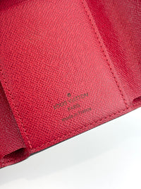 Victorine Wallet Damier Ebene Cerise - Glampot