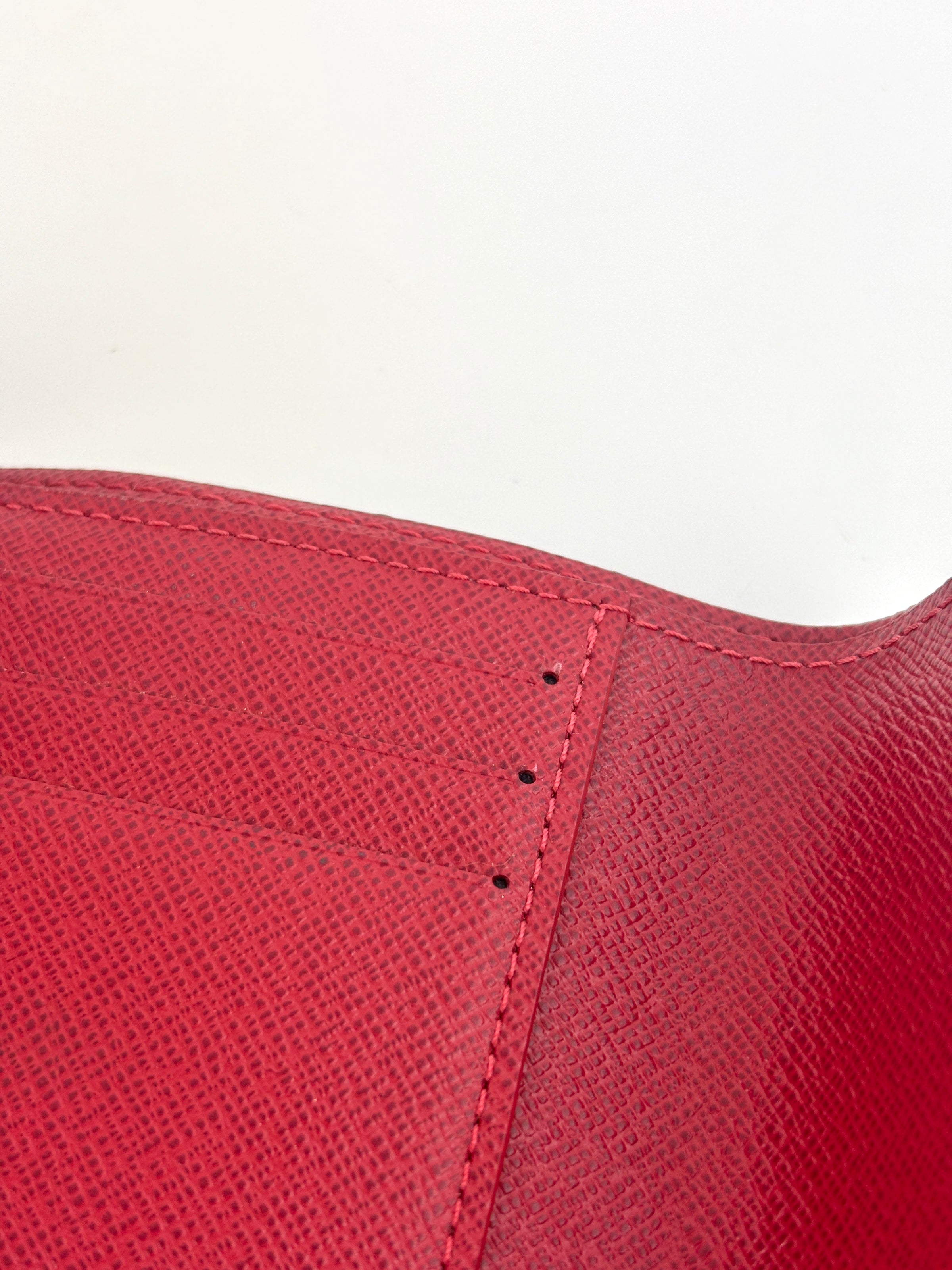 Victorine Wallet Damier Ebene Cerise - Glampot