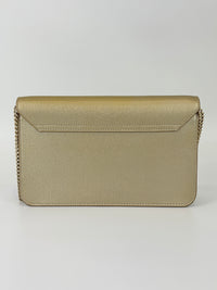 Medium Bella Crossbody Bag Champagne Gold
