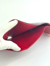 Victorine Wallet Damier Ebene Cerise - Glampot