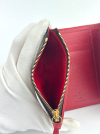 Victorine Wallet Damier Ebene Cerise - Glampot