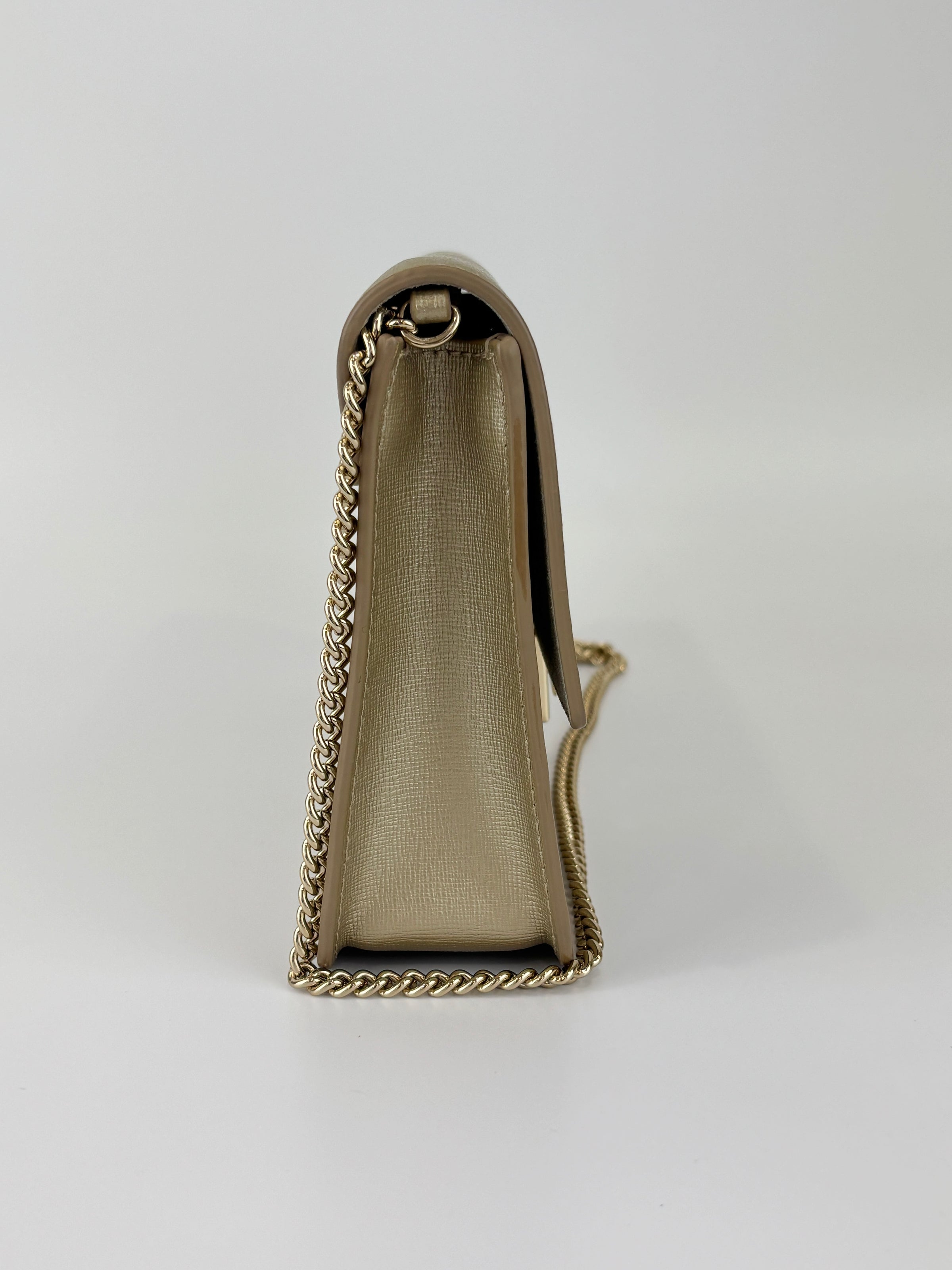 Medium Bella Crossbody Bag Champagne Gold
