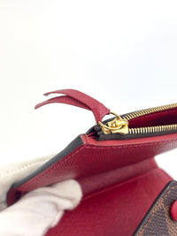 Victorine Wallet Damier Ebene Cerise - Glampot