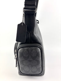 CCG18 Finn Crossbody Bag With Pockets In Signature Canvas Black