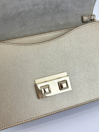 Medium Bella Crossbody Bag Champagne Gold