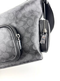 CCG18 Finn Crossbody Bag With Pockets In Signature Canvas Black