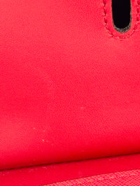 Greenwich Small Saffiano Leather Crossbody Bag Red