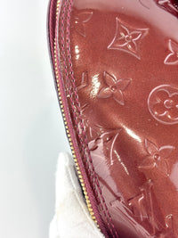 Alma PM Rouge Fauviste Monogram Vernis