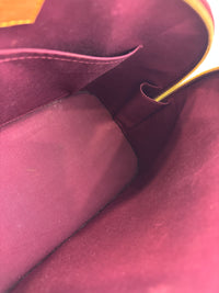 Alma PM Rouge Fauviste Monogram Vernis