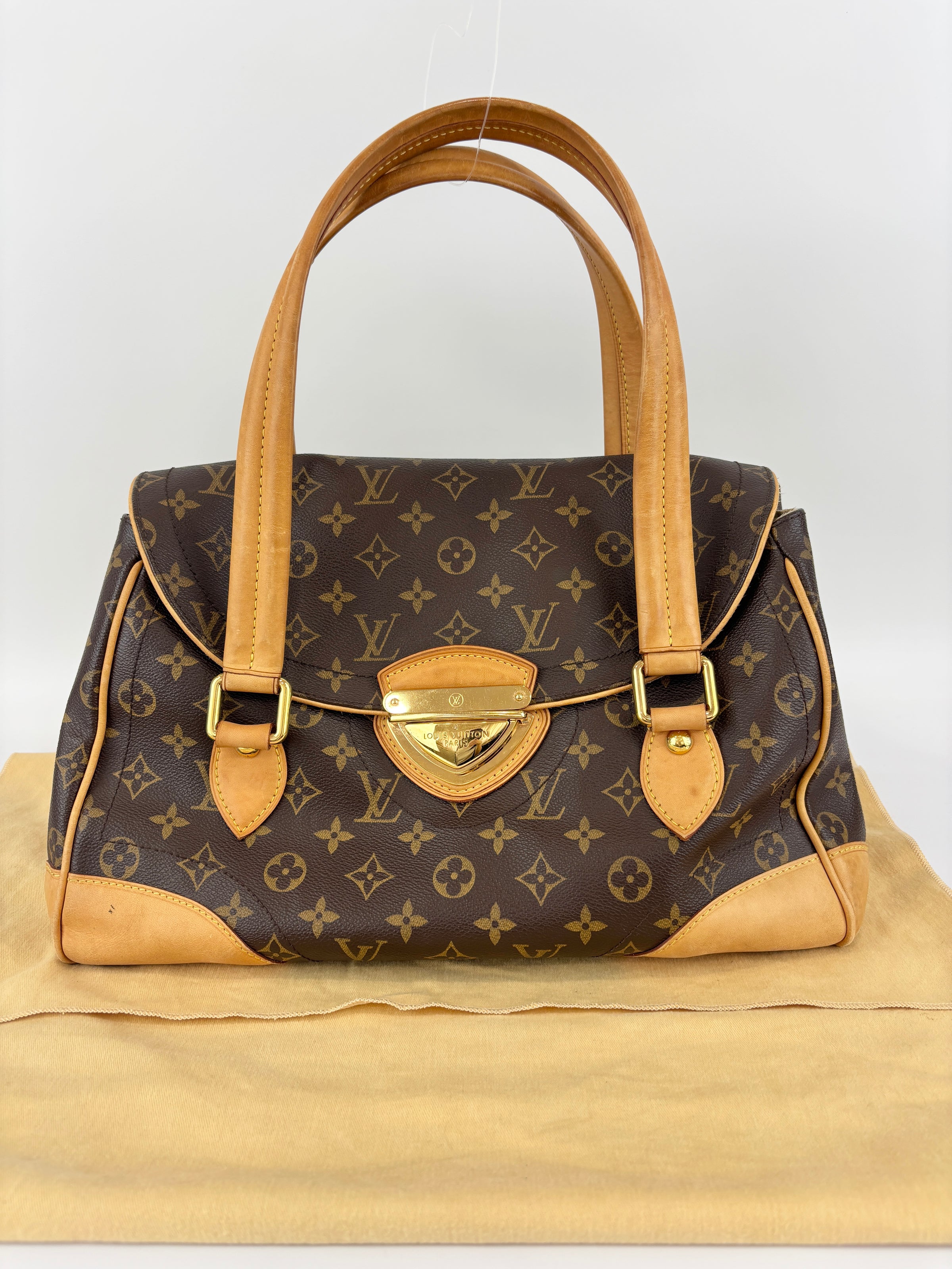 Beverly GM Monogram Canvas Shoulder Bag