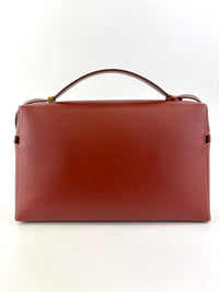 Extra Bag L27 Smooth Calfskin Leather Smoked Caramel/Sun Gold - Glampot