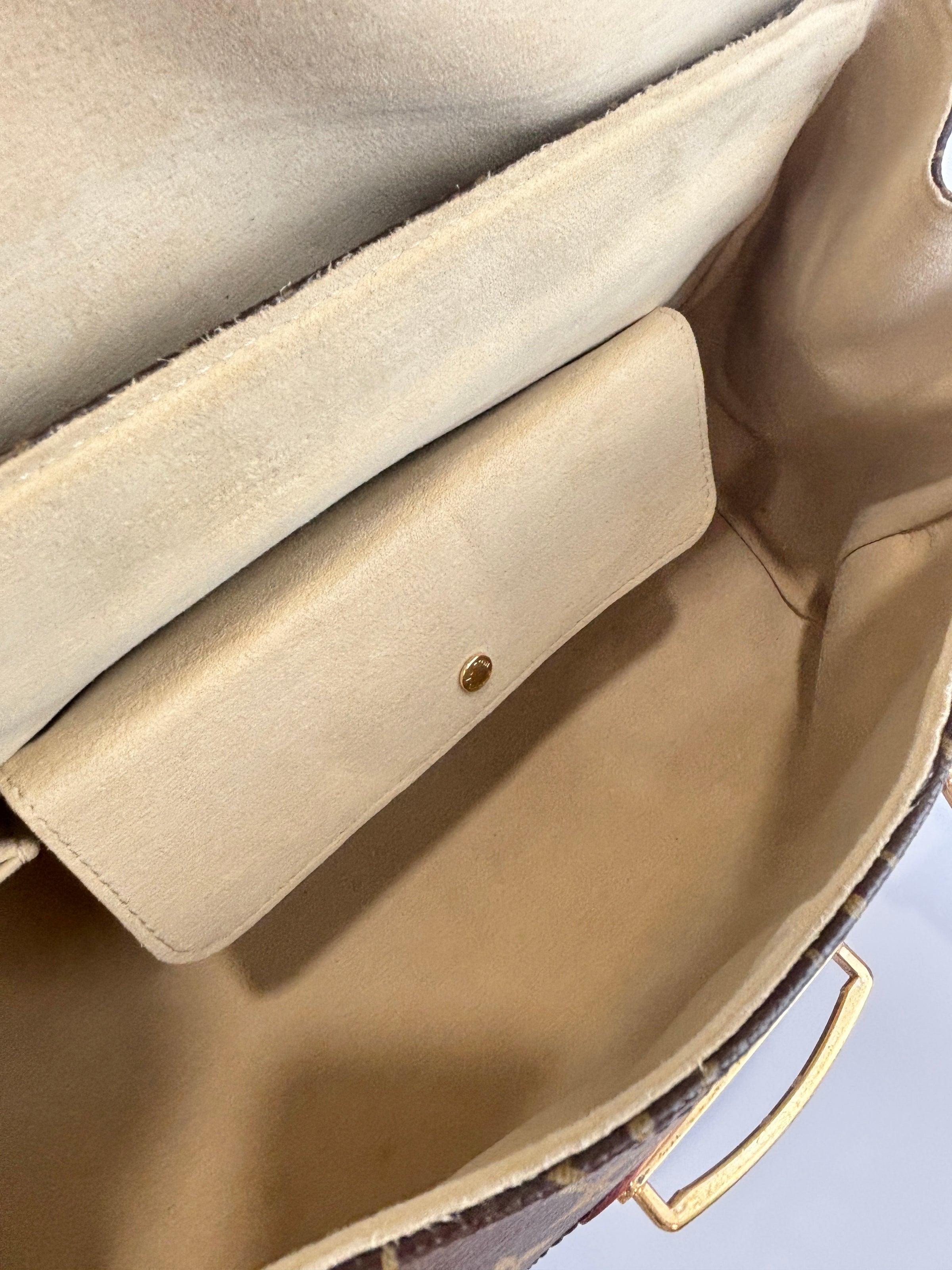 Beverly GM Monogram Canvas Shoulder Bag