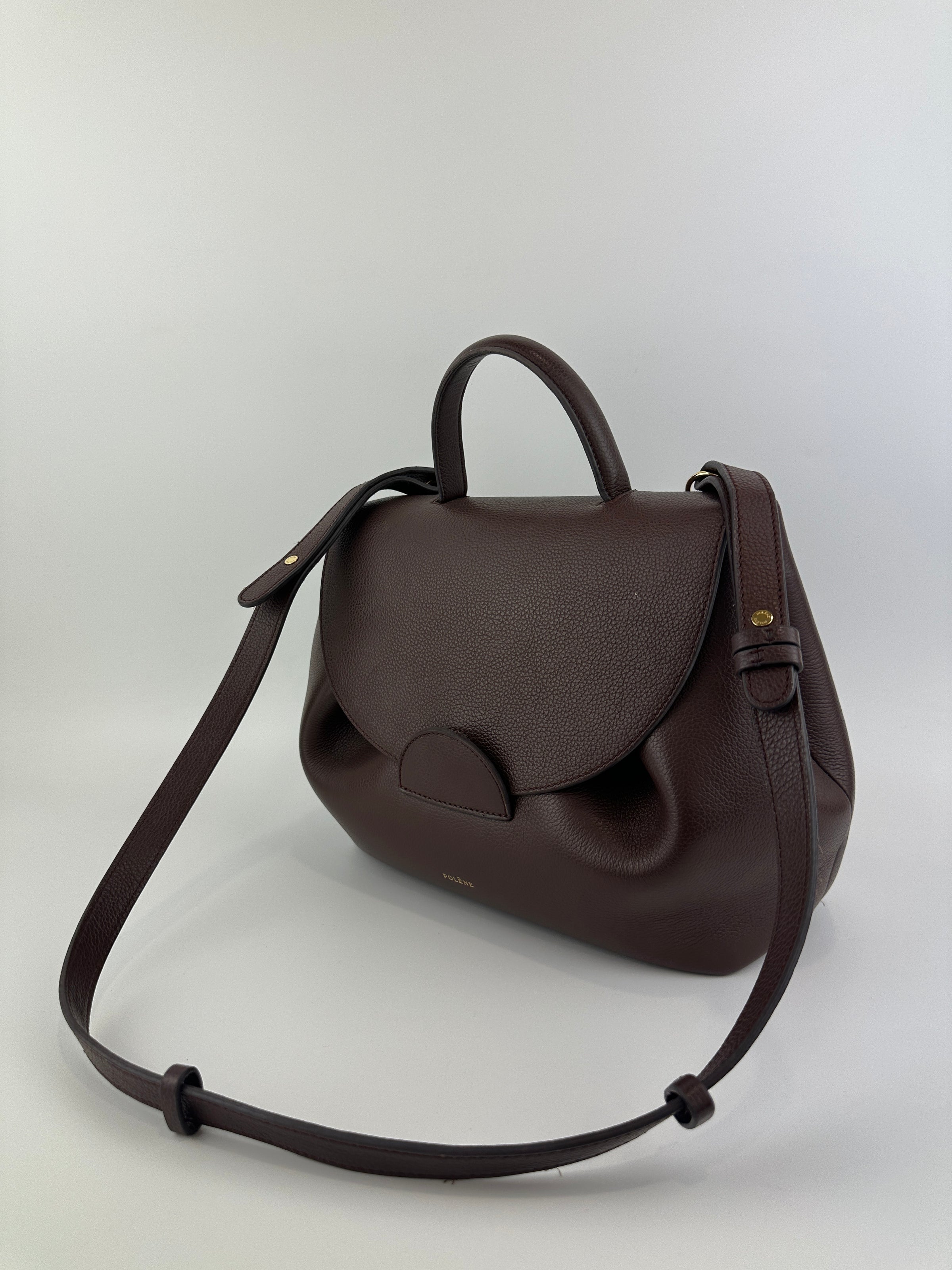 Numero Un Textured Sandalwood Leather Bag