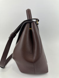 Numero Un Textured Sandalwood Leather Bag