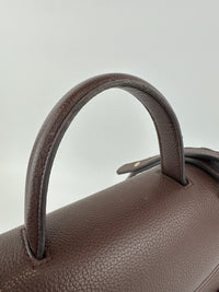 Numero Un Textured Sandalwood Leather Bag