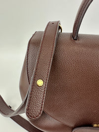 Numero Un Textured Sandalwood Leather Bag