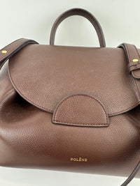 Numero Un Textured Sandalwood Leather Bag