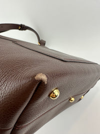 Numero Un Textured Sandalwood Leather Bag