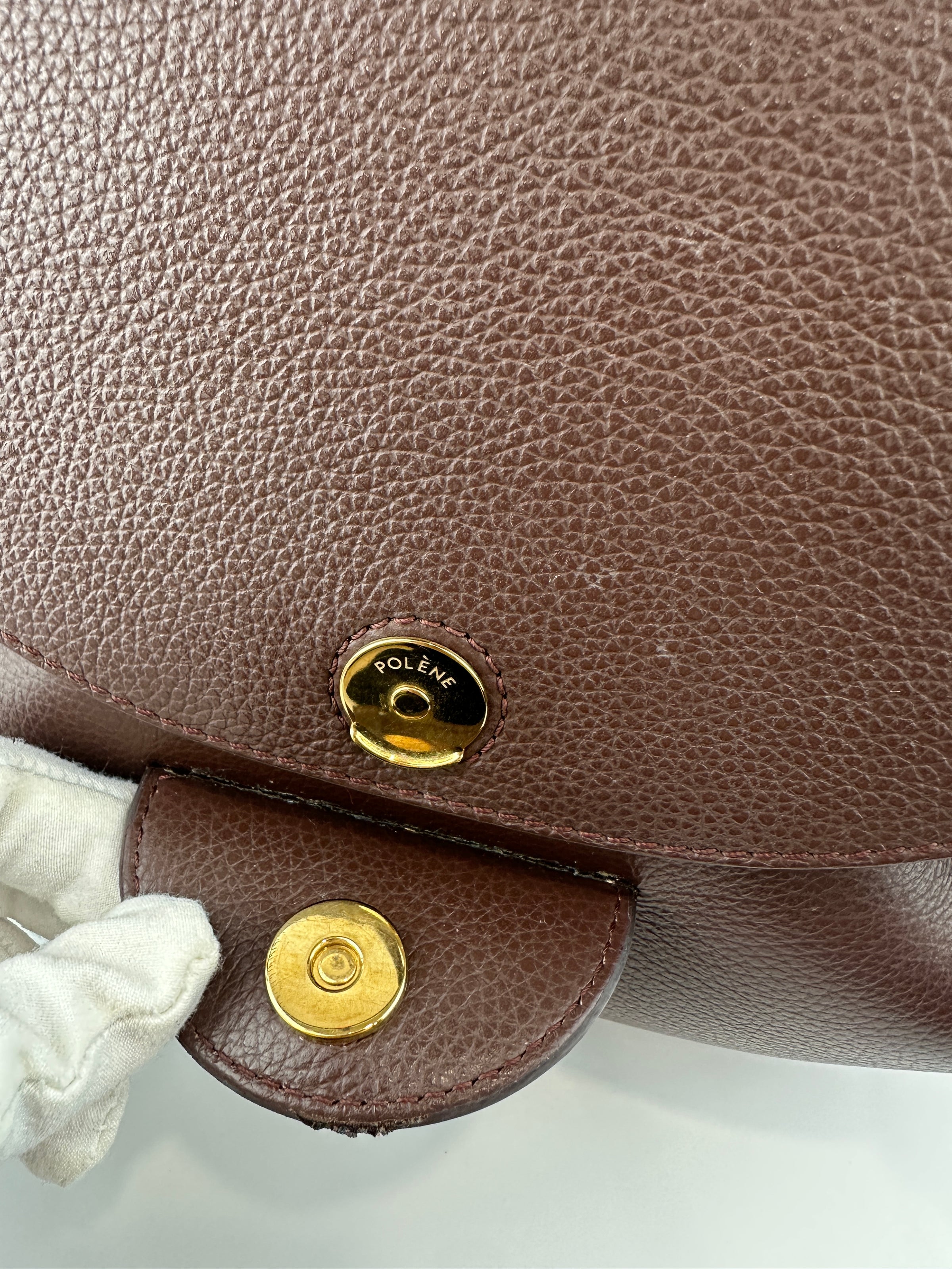 Numero Un Textured Sandalwood Leather Bag