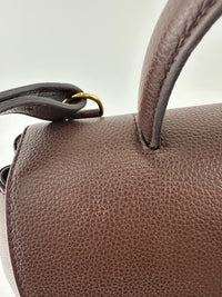 Numero Un Textured Sandalwood Leather Bag