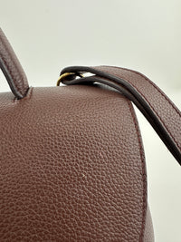 Numero Un Textured Sandalwood Leather Bag