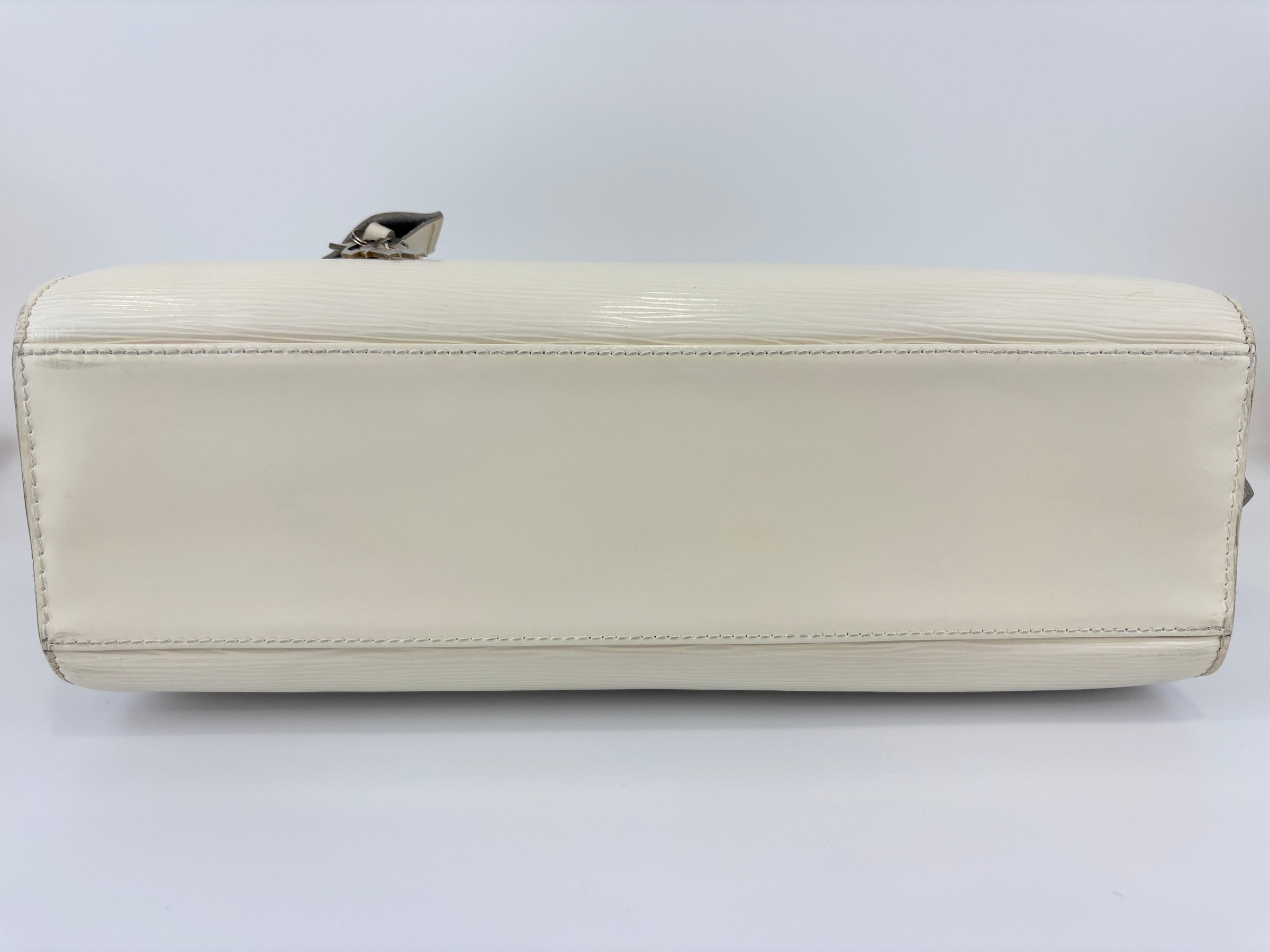 Epi Leather Pont Neuf PM Handbag White