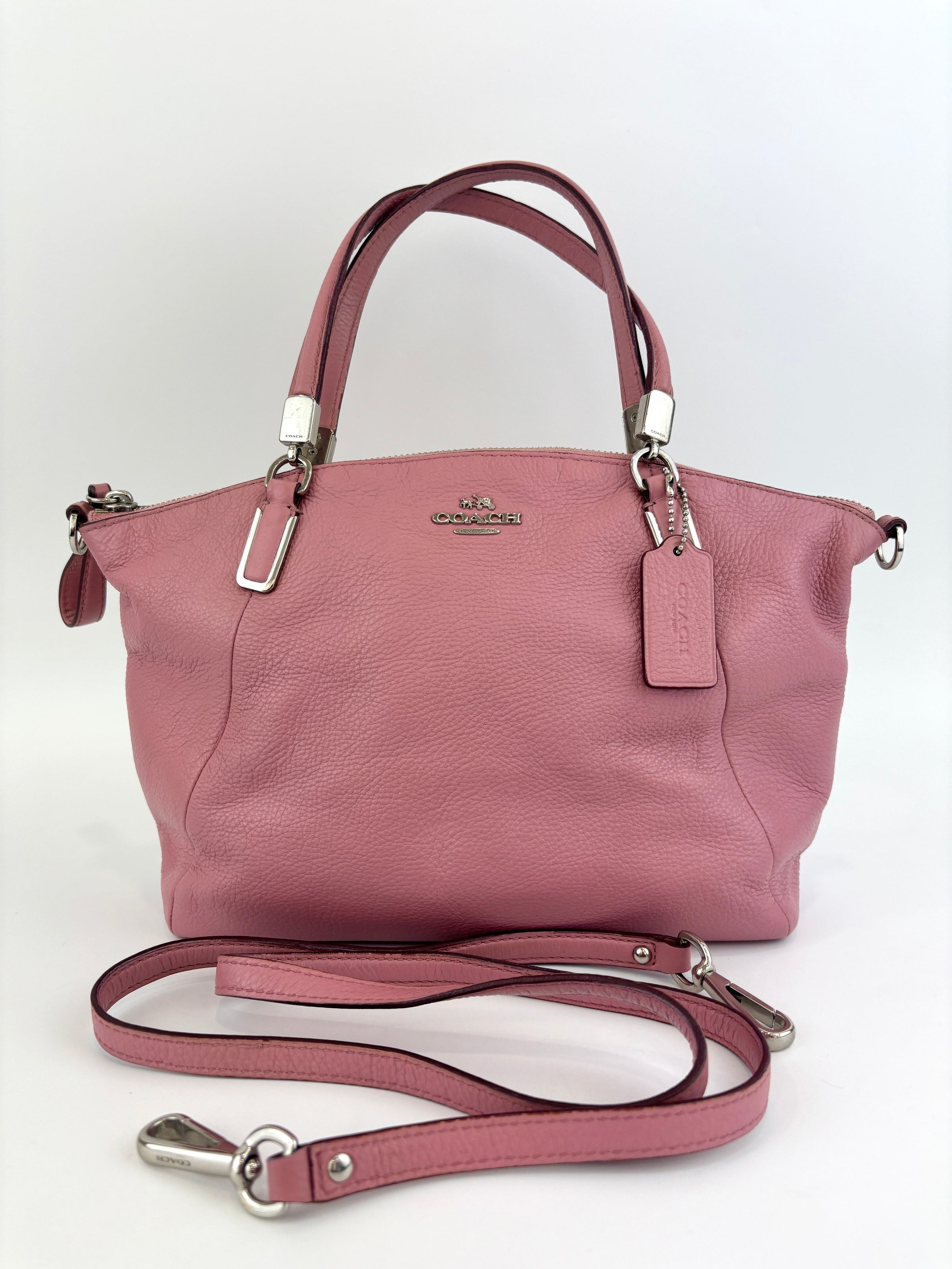 Kelsey Satchel Bag Pink - Glampot