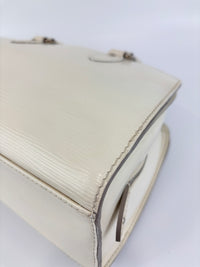 Epi Leather Pont Neuf PM Handbag White