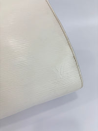 Epi Leather Pont Neuf PM Handbag White